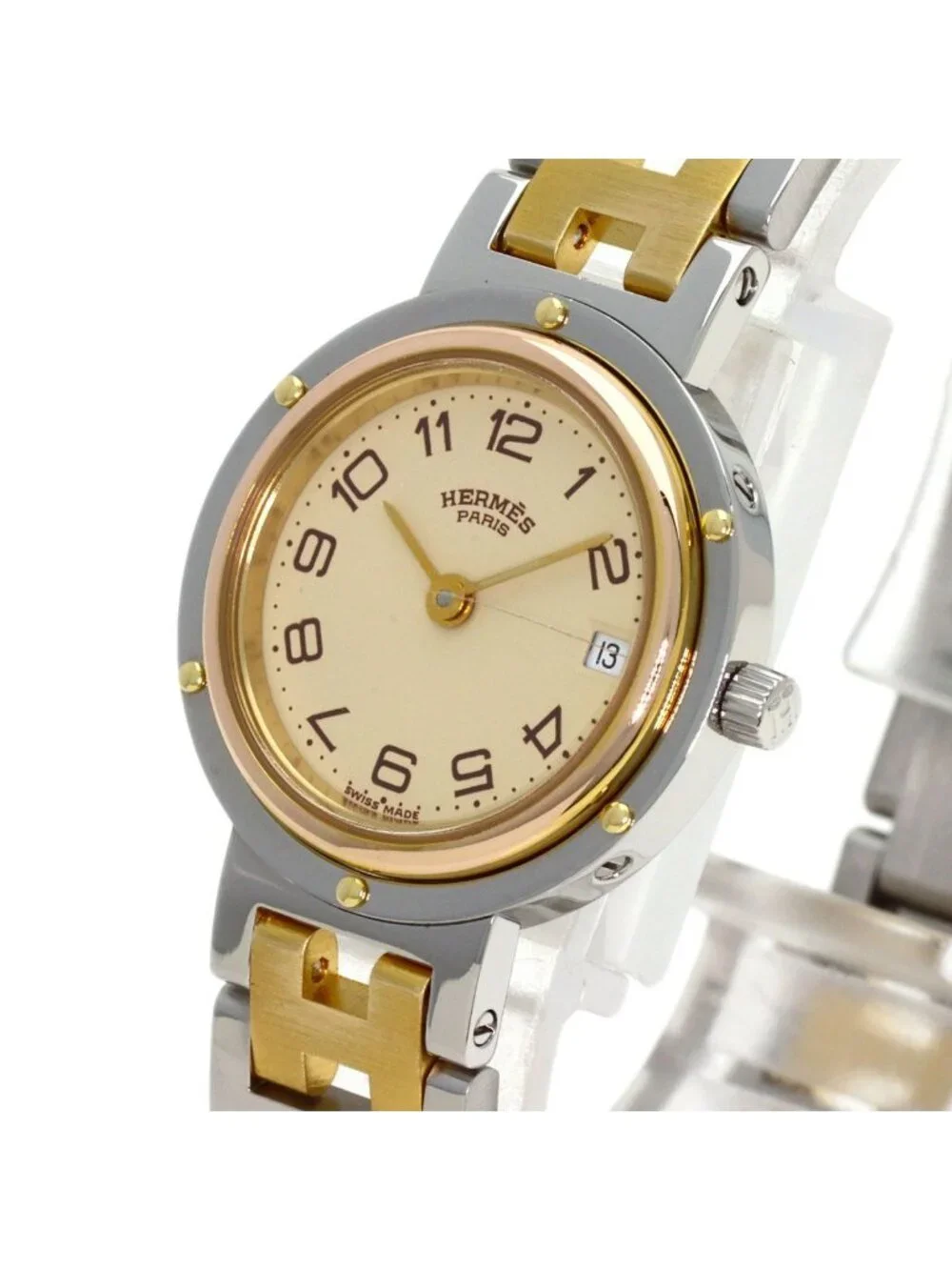 Hermes Clipper Watch SS